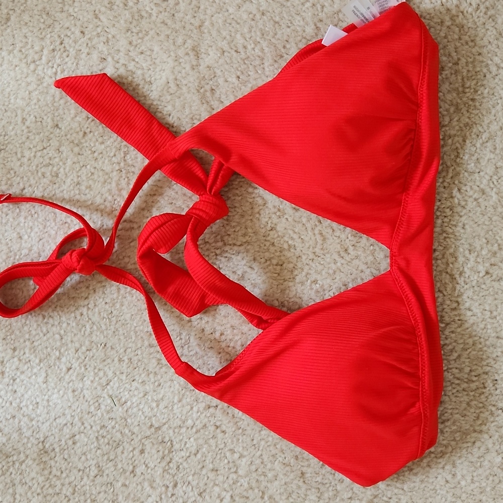 Halter Removable Push-Up Bikini Top